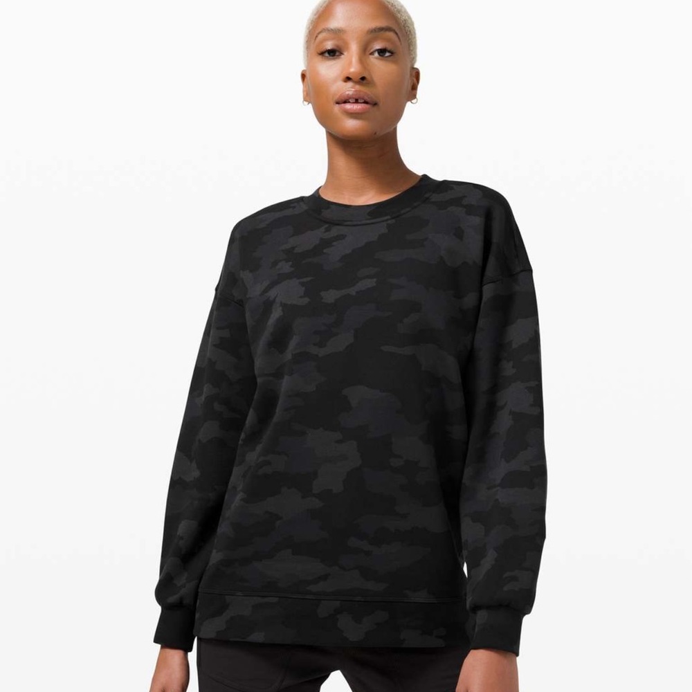 Lululemon Oversized Camo Crew